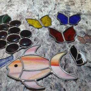 Stained Glass Lot x8
